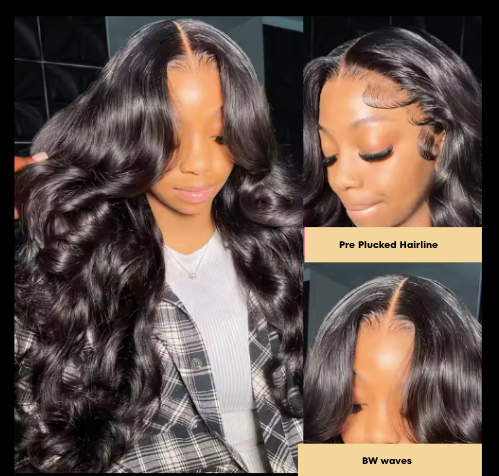 Body wave lace front wig